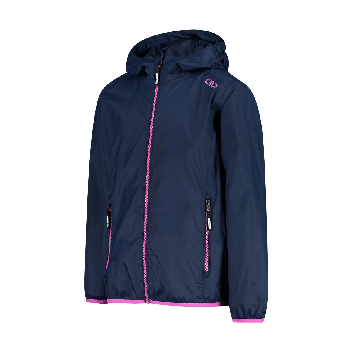 CMP Mädchen Regenjacke mit Kapuze  