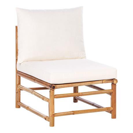 Beliani Module fauteuil en Bambou Boho CERRETO  