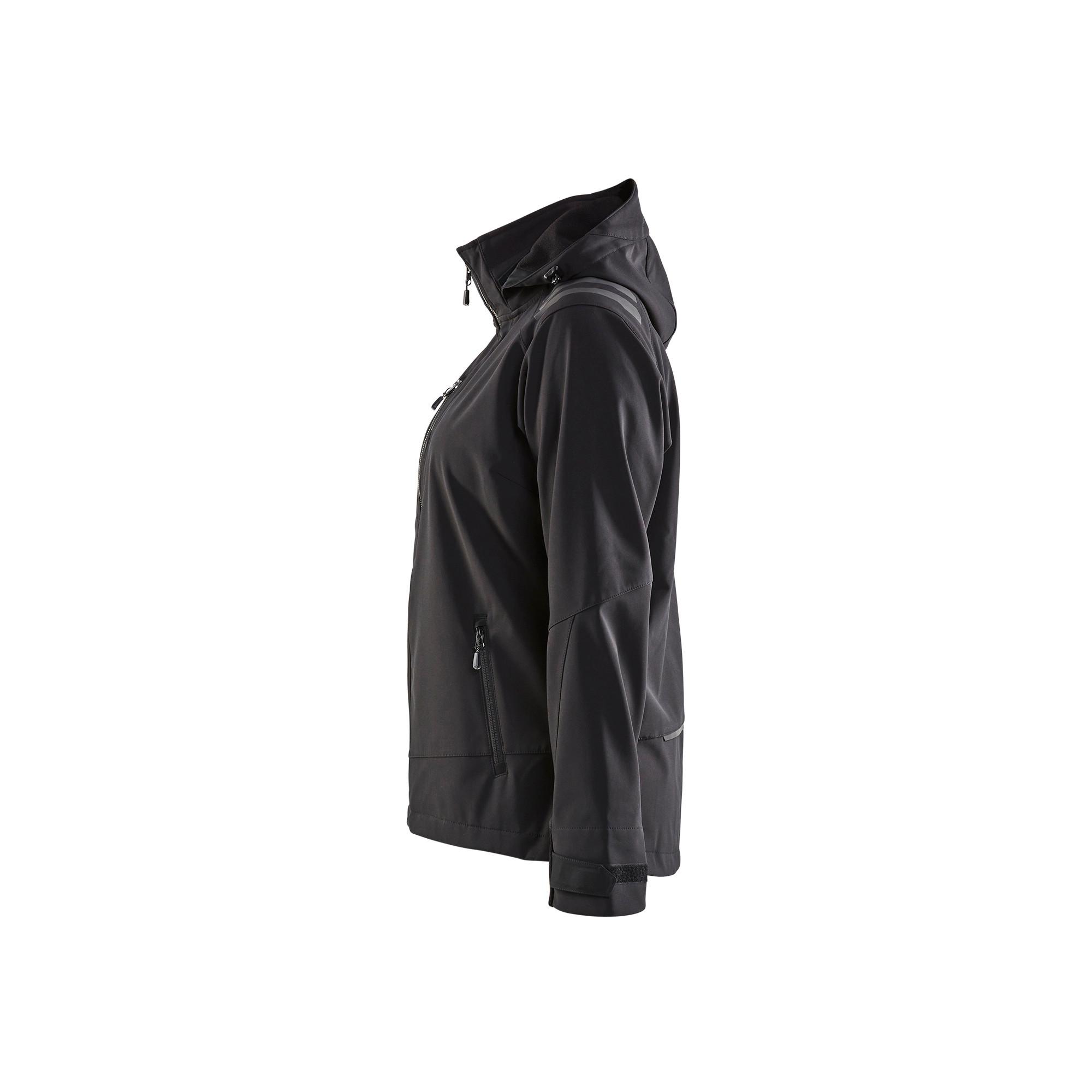 Blaklader Softshell Regenjacke mit hohem Kragen  