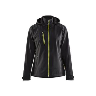 Blaklader Softshell Regenjacke mit hohem Kragen  