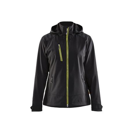 Blaklader Softshell Regenjacke mit hohem Kragen  