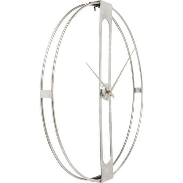 KARE Design Clip per orologio da parete argento Ø60cm  