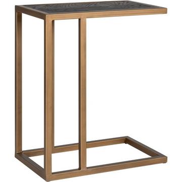 Table d'appoint Blackbone laiton noir 55