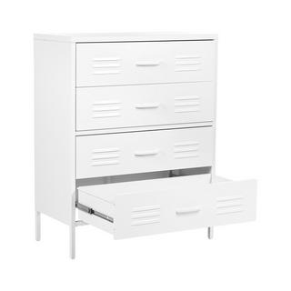 Beliani Cassettiera en Acciaio Moderno ENAGO  