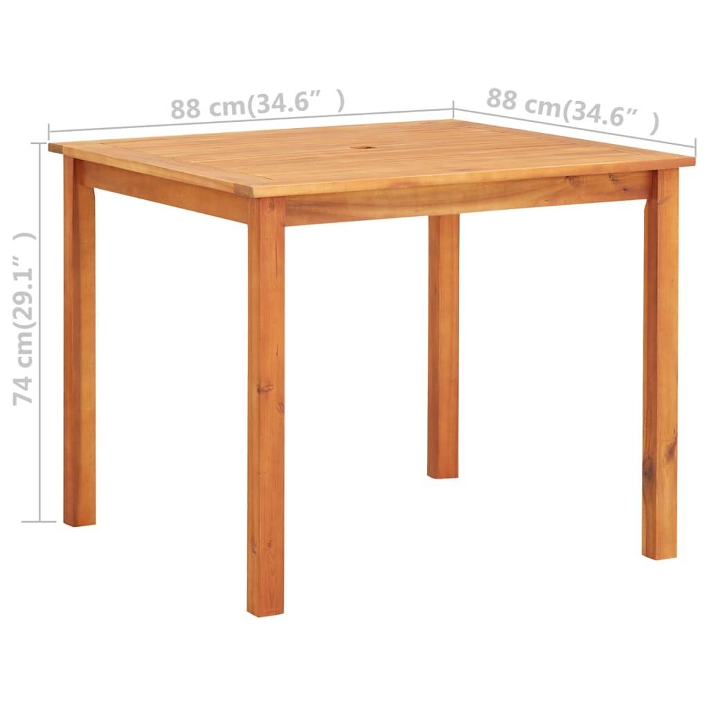 VidaXL Table de salle à manger bois  