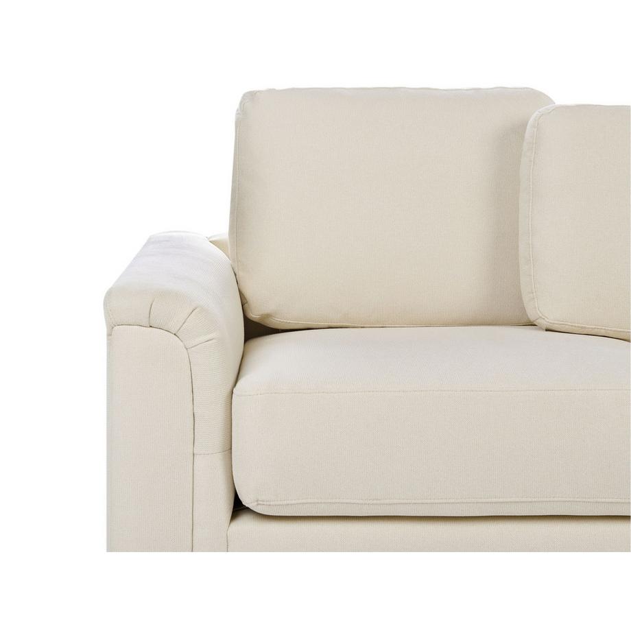 Beliani Canapé d'angle gauche en Tissu Traditionnel KOHLO  