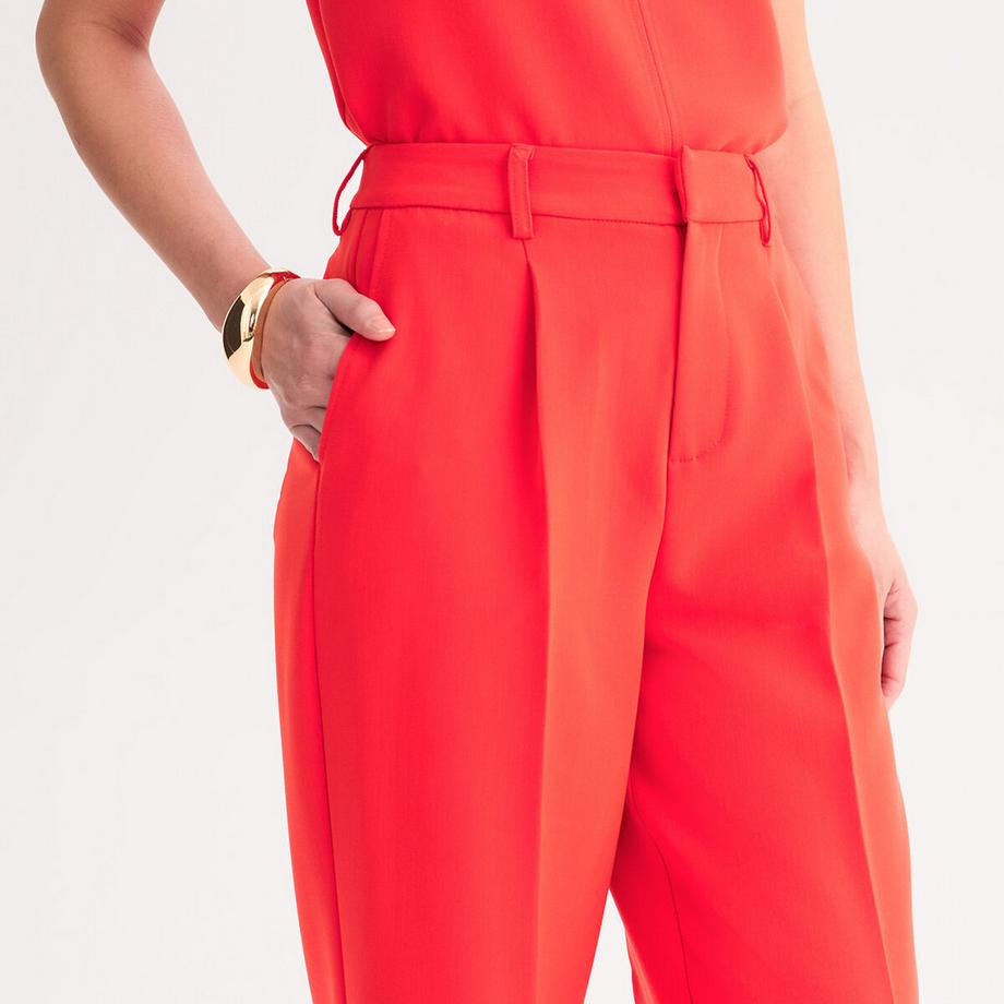 La Redoute Collections Pantalon Taille Haute Coupe Ample  