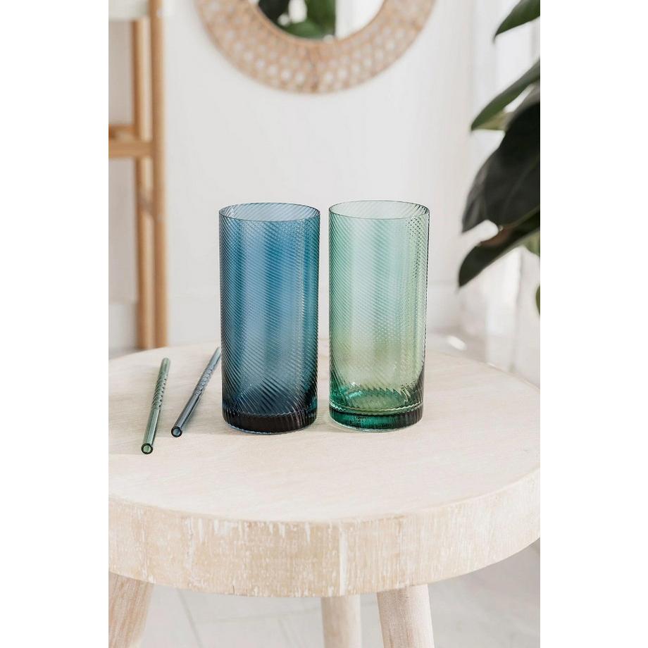 Uberstar Verres à long drink Twist, set de 2  