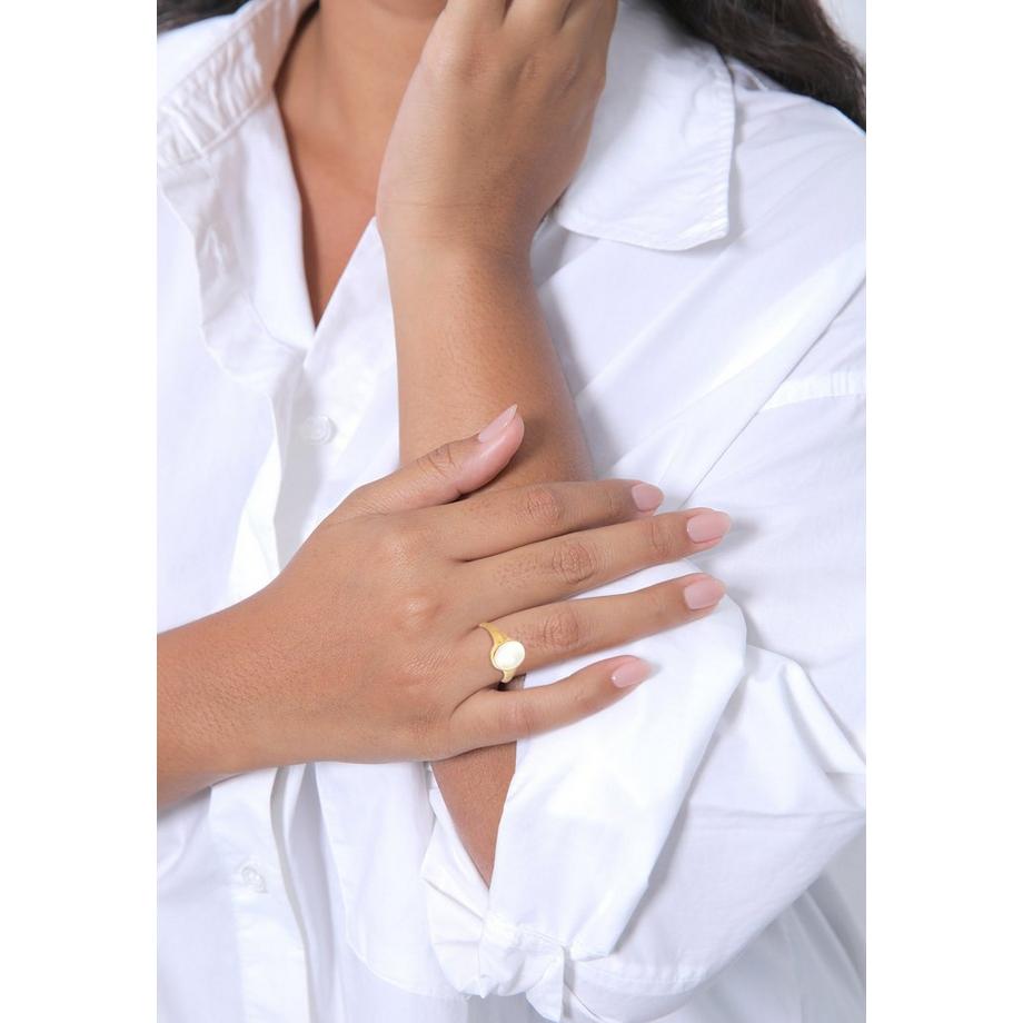 Elli  Ring Siegelring Mondstein 