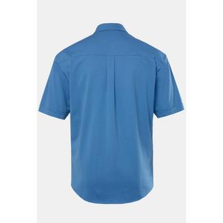 JP1880  Chemise en maille piquée coupe Modern, avec technologie FLEXNAMIC®, manches courtes et col à pointes boutonnées 