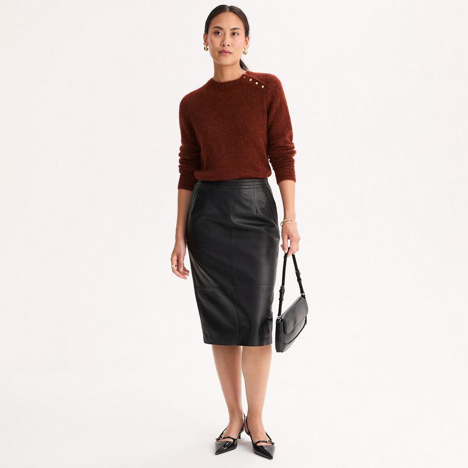 La Redoute Collections Pullover girocollo con motivo pointelle  