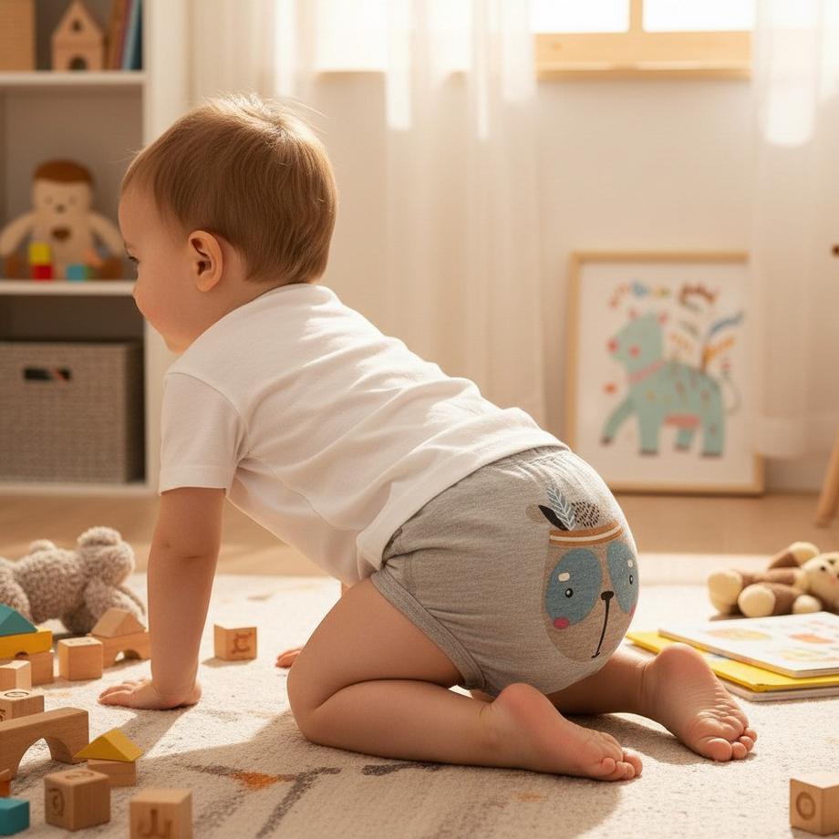 Misiu  Töpfchen Lernhöschen, Indianer-Bär (2er Pack) 