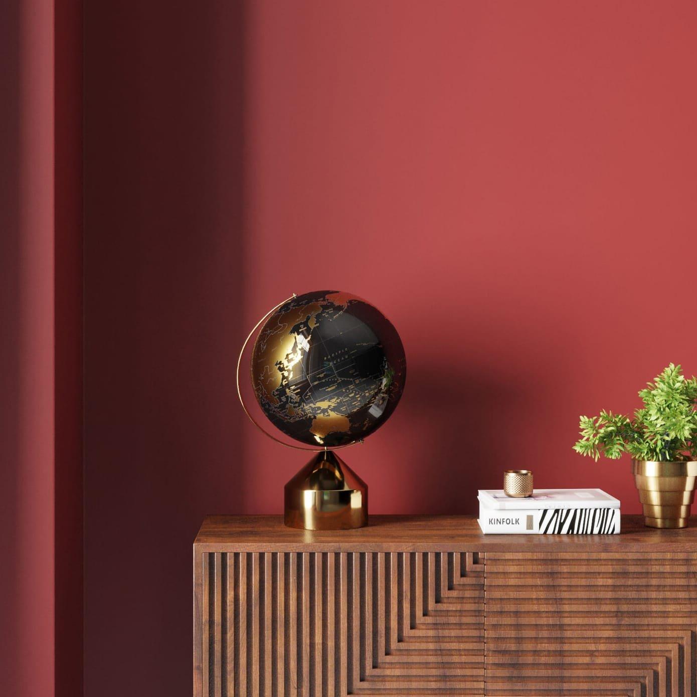 KARE Design Deko Objekt Globe Top gold 47  