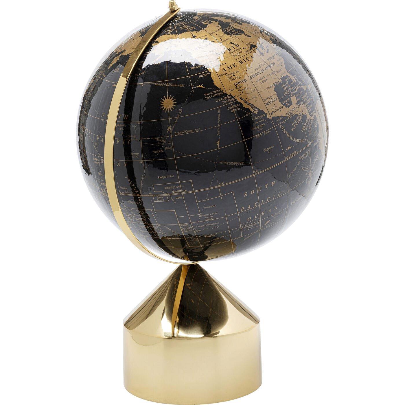 KARE Design Deko Objekt Globe Top gold 47  