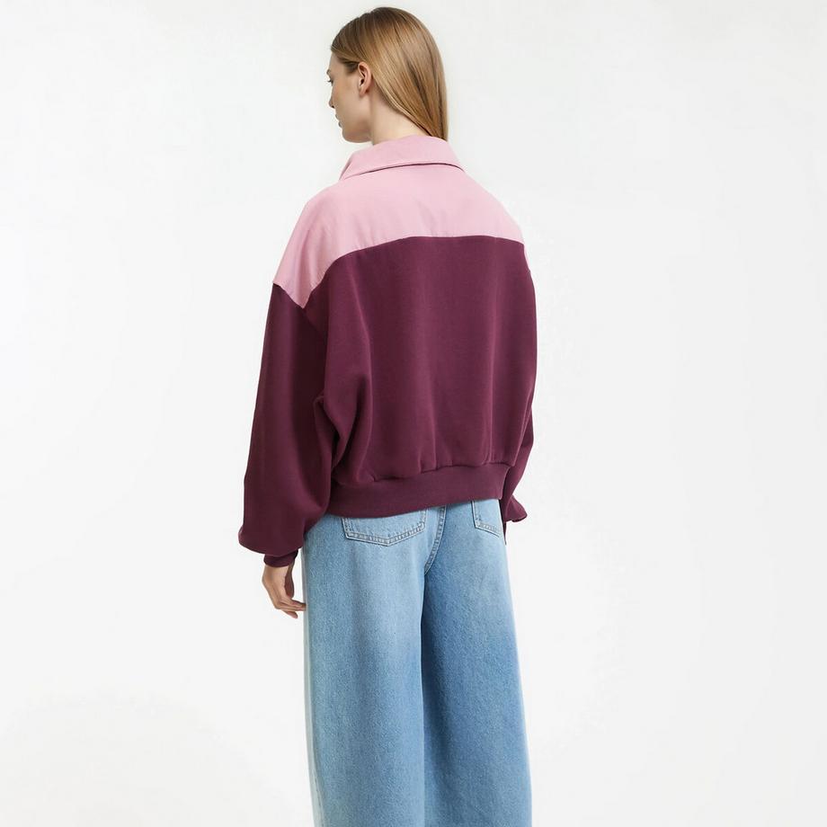 La Redoute Collections Felpa Collo Camionista Abbottonato  