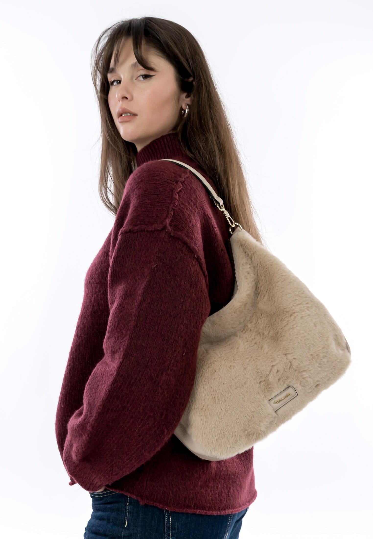 Tamaris Garcia Borsa Hobo in Ecopelliccia  