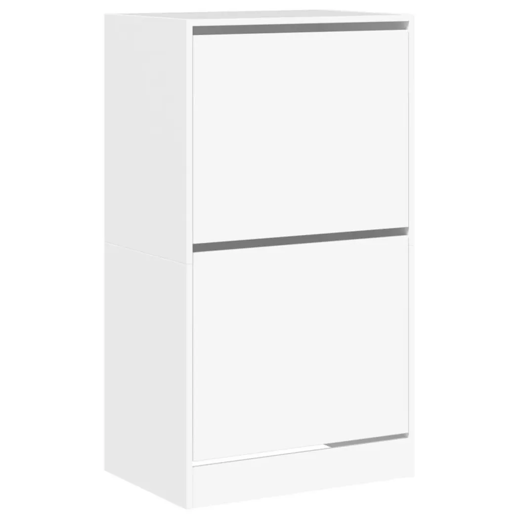 VidaXL - scarpiera Legno multistrato, One Size, Blanco