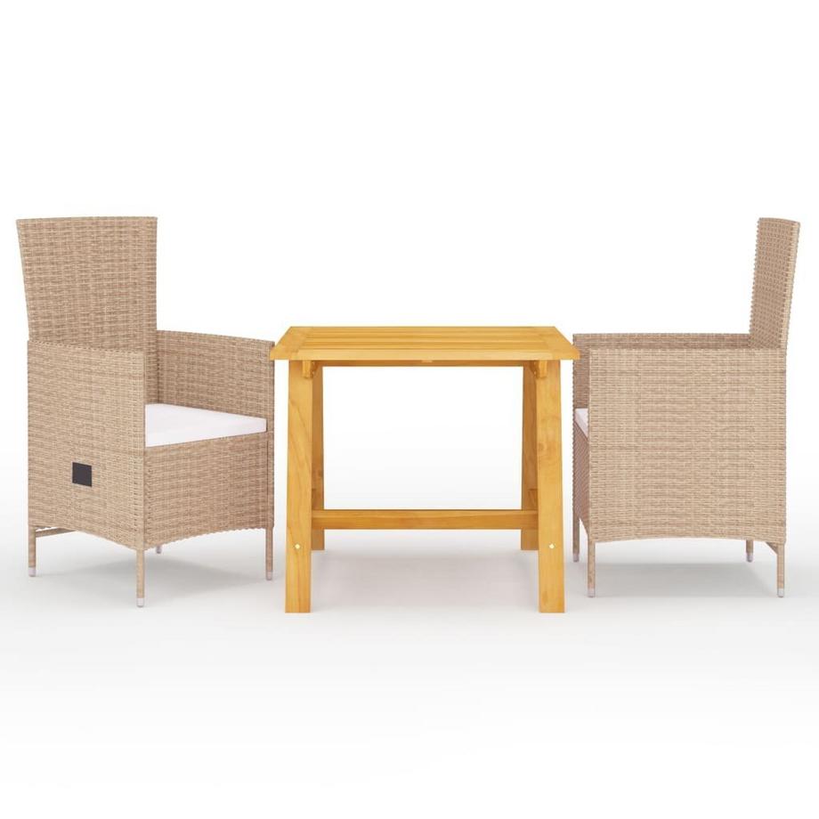 Garten-essgruppe poly-rattan