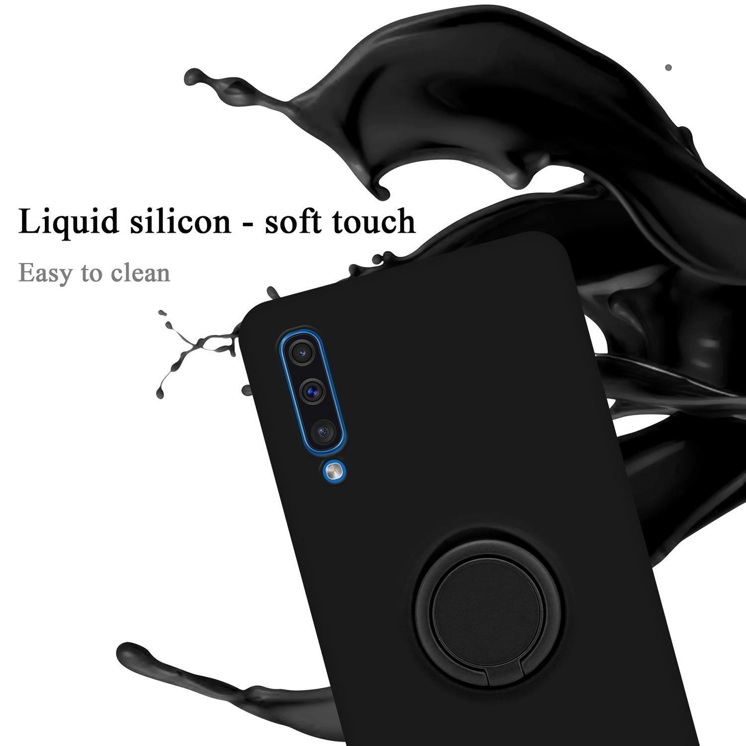 Cadorabo  Hülle für Samsung Galaxy A50 4G / A50s / A30s TPU Silikon mit Ring Liquid 