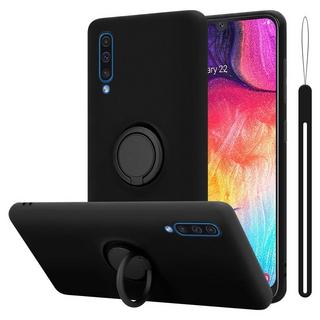 Cadorabo  Housse compatible avec Samsung Galaxy A50 4G / A50s / A30s - Coque de protection en silicone TPU flexible avec anneau 