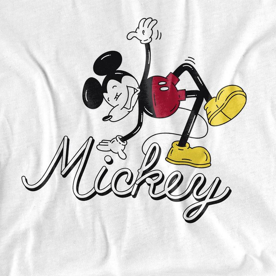 Disney Mickey Mouse Funky Dance T-Shirt Maniche Lunghe  