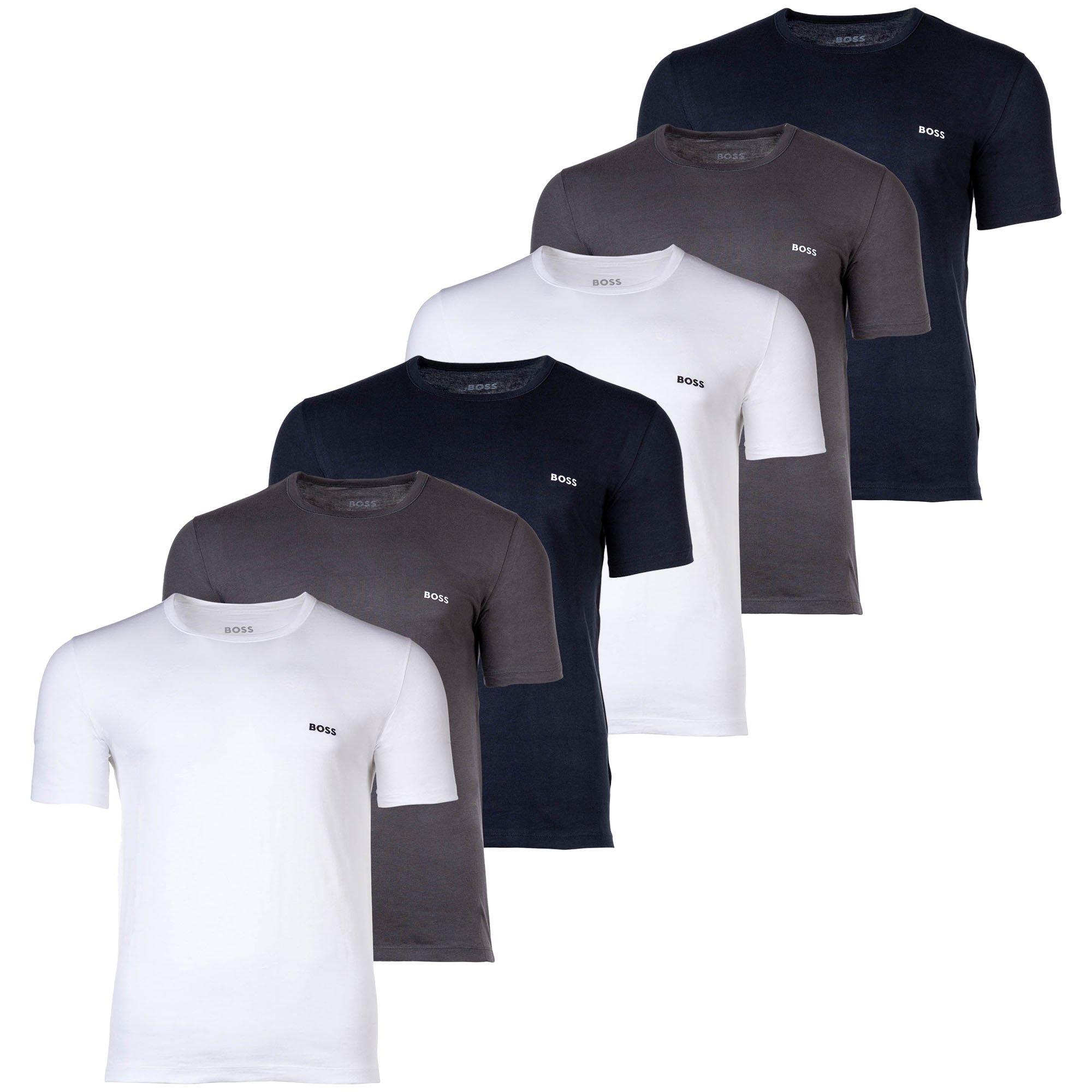 BOSS  T-shirt  Pack de 6 Confortable à porter-T-Shirt RN 3P Classic 