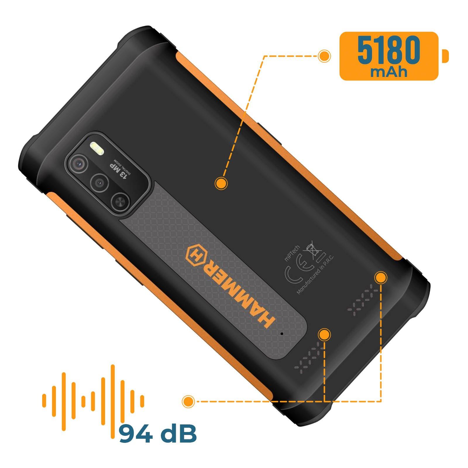 HAMMER  Hammer Iron 4 4G LTE Smartphone Orange 