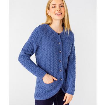 Cardigan 80% laine d'agneau.