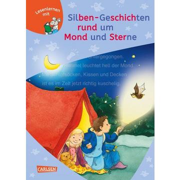 LESEMAUS zum Lesenlernen Sammelbände: Silben-Geschichten rund um Mond und Sterne