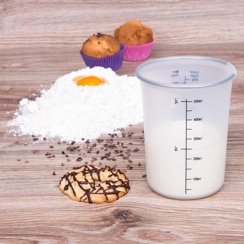 STAEDTER Gobelet gradué en silicone 0,5 litre  