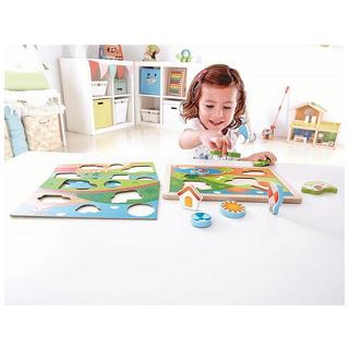 Hape  Puzzle Pepe & Friends Sonnental Puzzle (12Teile) 