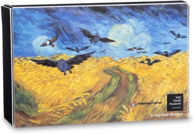 Pokémon  Center × Van Gogh Museum: Corviknight Inspired by Wheatfield with Crows Double Deck Box 