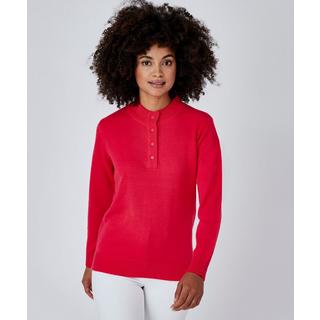 Damart  Pull col montant, maille jersey souple. 