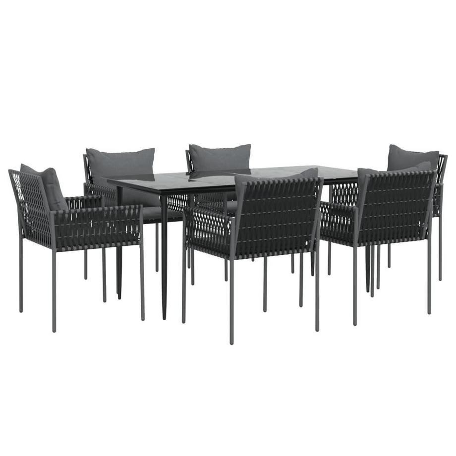 VidaXL Garten essgruppe poly-rattan  