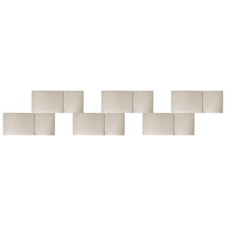 Beliani Set di 6 cuscini schienale/seduta en Poliestere Moderno JAVA/AMANTEA PREMIUM  