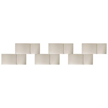 Lot de 6 coussins de jardin en Polyester Moderne JAVA/AMANTEA PREMIUM