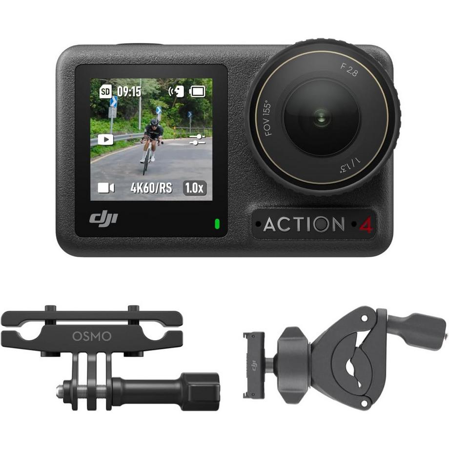 DJI Osmo Action 4 Combo Cyclisme sur Route