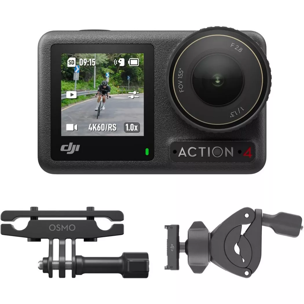 DJI -  Osmo Action 4 Road Cycling Combo
