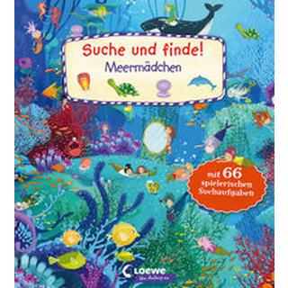 Suche und finde! - Meermädchen Loewe Wimmelbücher (Hrsg.); Gotzen-Beek, Betina (Illustrationen); Krause, Joachim (Illustrationen); Bartl, Ulla (Illustrationen) Copertina rigida 