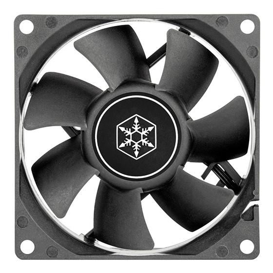 SilverStone  FN80 Boitier PC Ventilateur 8 cm Noir 1 pièce(s) 