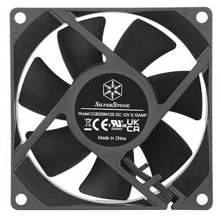 SilverStone  FN80 Boitier PC Ventilateur 8 cm Noir 1 pièce(s) 