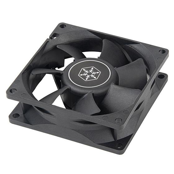 SilverStone  FN80 Boitier PC Ventilateur 8 cm Noir 1 pièce(s) 