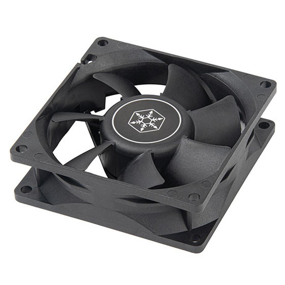 SilverStone  FN80 Boitier PC Ventilateur 8 cm Noir 1 pièce(s) 