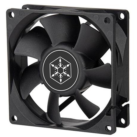 SilverStone  FN80 Boitier PC Ventilateur 8 cm Noir 1 pièce(s) 