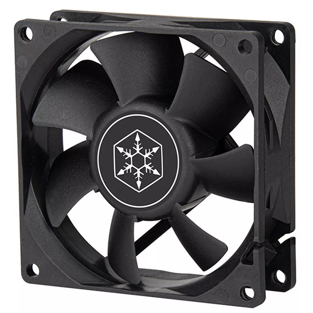 SilverStone - FN80 Case per computer Ventilatore 8 cm Nero 1 pz
