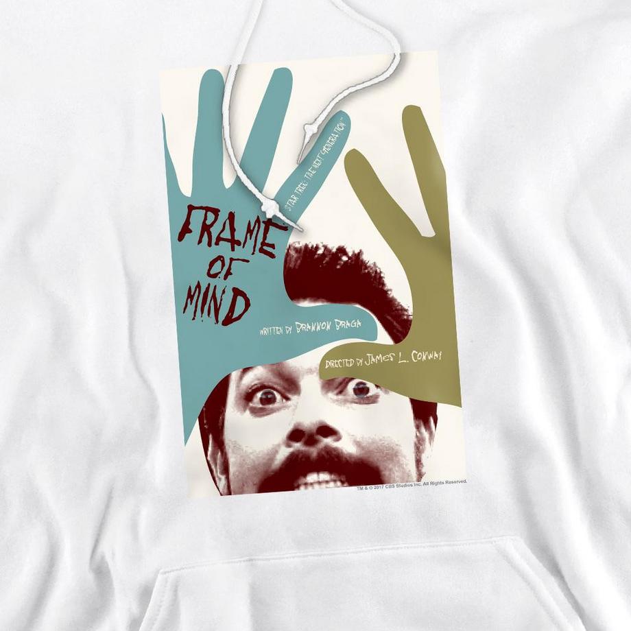 Star Trek The Next Generation Season 6 Episode 21 Felpa con Cappuccio  