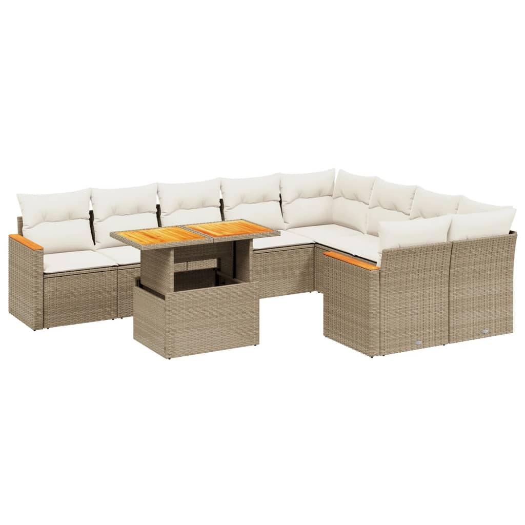 VidaXL Garten sofagarnitur poly-rattan  