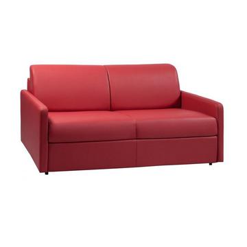 Schlafsofa 3Sitzer Kunstleder Liegefläche 1 Matratzen CALIFE