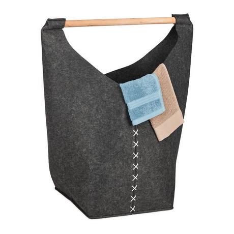 B2X Tragbare Wäschebox aus Filz  