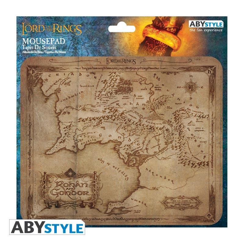 Abystyle  Mauspad - Der Herr der Ringe - Carte Rohan&Gondor 